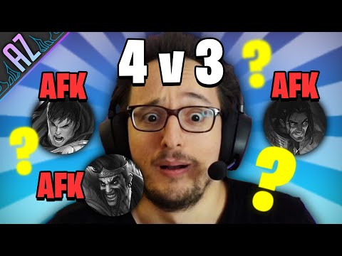 GWEN JUNGLE MA LA GENTE ABBANDONA LA PARTITA - AZ PENTAKILL CHALLENGE