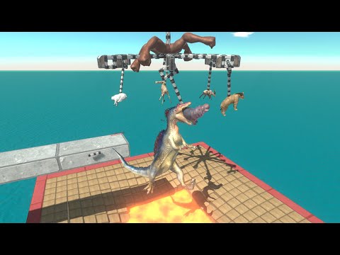 Hanging Animal Trap | Who can free all the animals? - Animal Revolt Battle Simulator