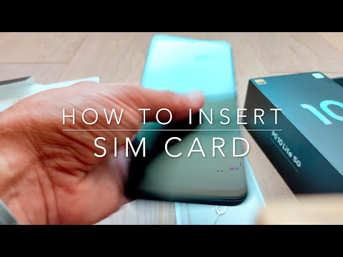 Xiaomi Mi10 lite 5G -  How to insert SIM