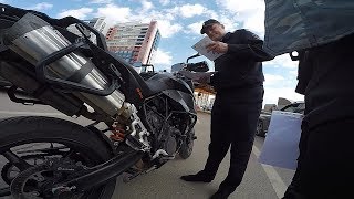 Постановка на учет с ДУГАМИ и ПРЯМОТОКОМ
