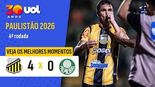 PALMEIRAS É GOLEADO PELO NOVORIZONTINO E SOFRE A PIOR DERROTA DA ERA ABEL; VEJA OS MELHORES MOMENTOS