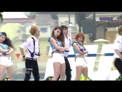 110604 Music Core 5dolls   Like This Like That  Outdoor Special !