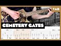 Pantera Cemetery Gates Guitar Tab Lesson Cover Tutorial
