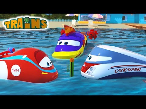 Videosammlung mit Loks Züge Trains - Animationsfilme für Kinder