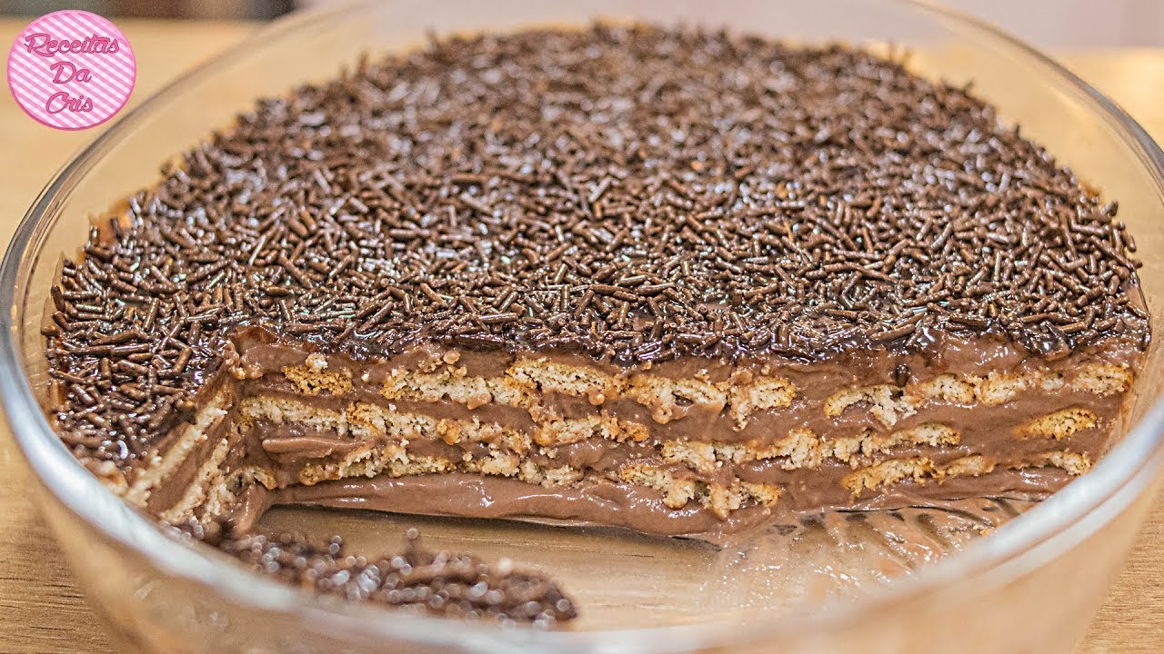 PAVÊ DE CHOCOLATE NESCAU | SEM LEITE CONDENSADO | PÁSCOA ECONÔMICA