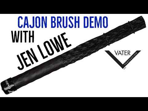 Vater Percussion - Jen Lowe - Vater Cajon Brush Demo