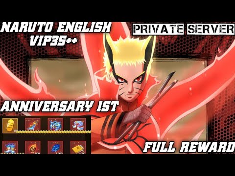 Special Edition Anniversary1st Naruto English Full Bansos - VIP35+ - 1jt Coin Recharge In Game