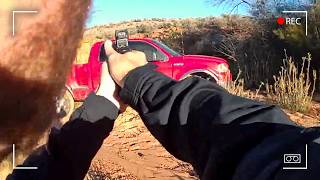 Wanted Man Pulls Out Chainsaw During Traffic Stop
