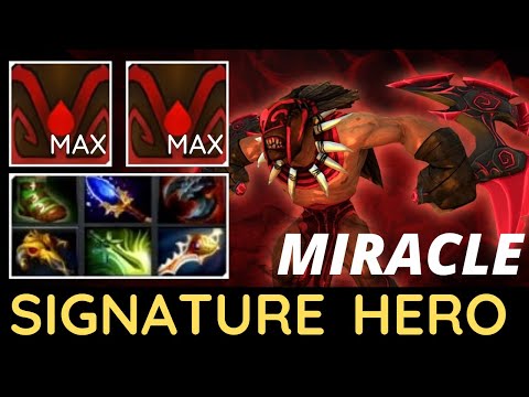MIRACLE [Bloodseeker] WTF Crazy Farming Speed Faster than Alchemist Destroy Ranked 7.26 Dota 2