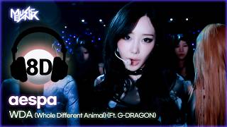 Download lagu [🔊8D Bank] aespa (에스파) - WDA (Whole Different Animal) (ft. G-DRAGON) | KBS WORLD TV 260515 mp3