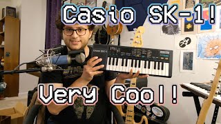 Video thumbnail for How Cool Is The Casio SK-1? by Josh Is Making Music