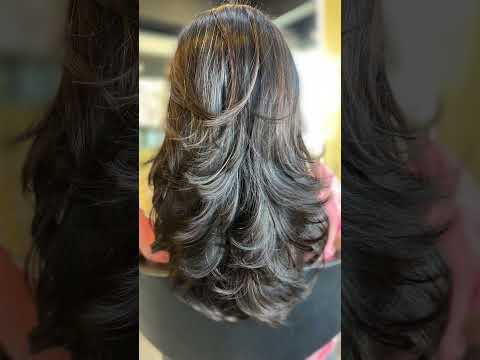 Step cut💜#haircare #hair #hairstyle#haircut#shorts #shortvideo#shortyoutube #short#viral#viralvideo