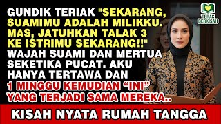 Download lagu SUAMI & MERTUA PUCAT! SAAT GUNDIK BERKATA “SUAMIMU MILIKKU SEKARANG... MAS TALAK 3 DIA SEKARANG!' mp3