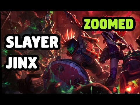 SLAYER JINX SKIN ZOOMED SPOTLIGHT - LEAGUE OF LEGENDS