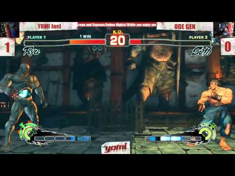 Yomi Gaming Kombat Tuesday Week 9 Loser's Final YOMI Joel (Ryu) vs ODE GEN (Gen)