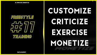 Freestyle Battle Beat with Words - Battle Beat Training - Rap Beat  -Improvising with Word Generator