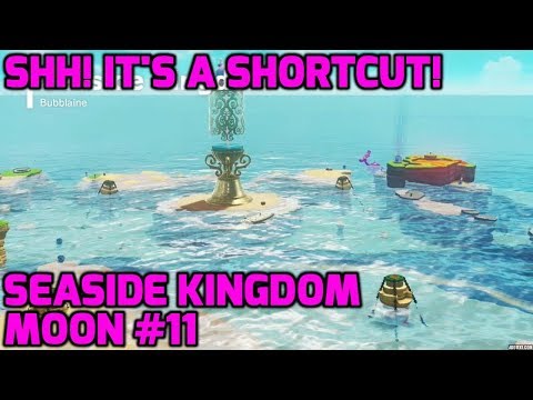 Super Mario Odyssey - Seaside Kingdom Moon #11 - Shh! It's a Shortcut!