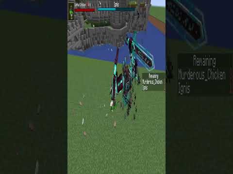 Minecraft |Mobs Battle|1 Ignis VS 1000 Murderous Chicken (Lethal Peaceful) |#shorts