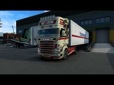ETS2 SCANIA R490 HAMBURG-BREMEN DIRIVING VIEW
