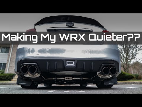 Making My WRX QUIETER?!? - Invidia Q300 + GrimmSpeed Jpipe