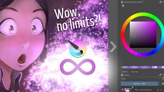 Krita の疑似無限キャンバス