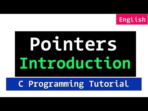 Pointers in C Programming Language Video Tutorial for Beginners