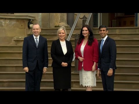 Video Thumbnail: Sunak trifft nordirische Regierung: 3,3 Mrd. Pfund reichen Belfast nicht