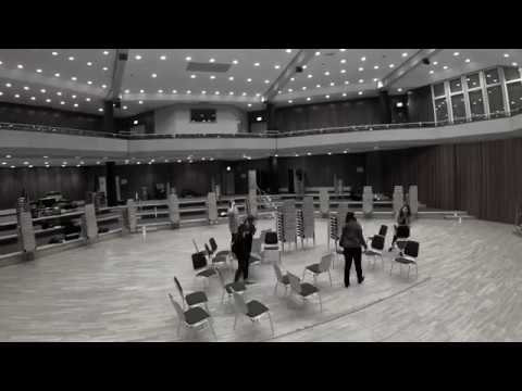 Zeitraffer: Bühnenaufbau zum Projekt "Mahler 3.3"