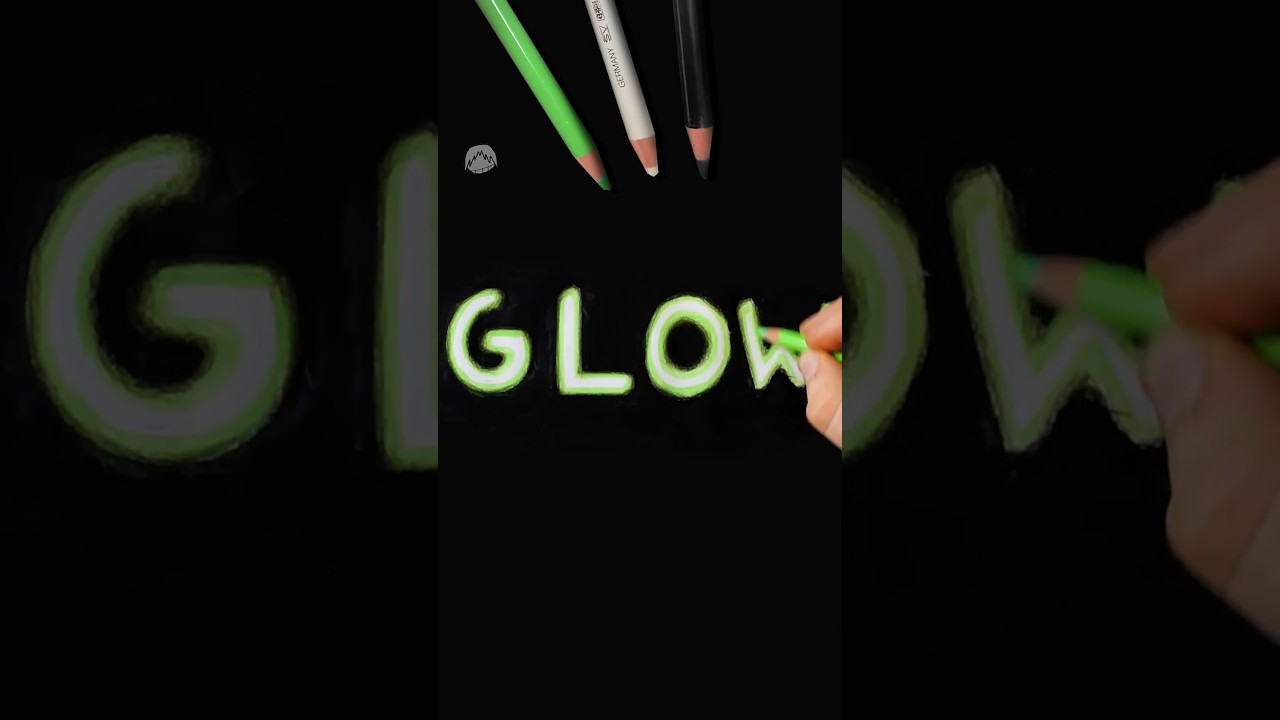 HOW TO DRAW GLOW EFFECT | Tutorial | #shorts | DrawlikeaSir