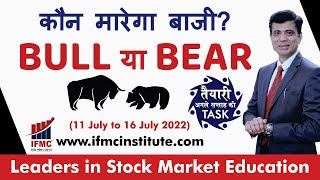 Market is ready for a BIG-FIGHT ll NIFTY PREDICTION FOR NEXT WEEK -11 JULY TO 16 JULY-2022 ll TASK