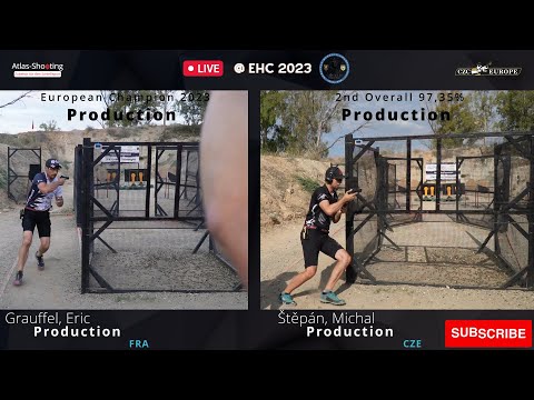Eric Grauffel vs Michal Štěpán IPSC European Championship Stage 14 SLOW Motion