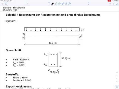 Solid construction 3 - Example 1 Crack widths (Part 1)