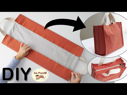 Tips for sewing a simple zipper tote bag
