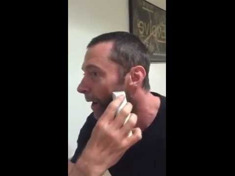 Hugh Jackman Shaves Off His 'Old Man Logan' Beard (Video)