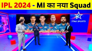 Mumbai Indians Squad 2024 - Mumbai Indians Target Players 2024 || Mi Released Players 2024