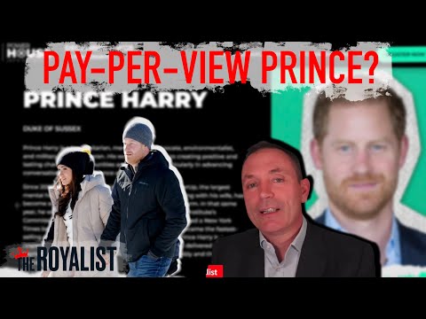Pay-Per-View Prince Harry Preps for Sad Cameo at Real Estate Conference | The Royalist