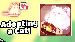 Adopting Pink Cat Sakura! - Little witch in the woods full release