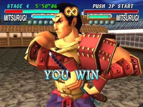 Soul Edge (PS1) Special Weapon Run - Mitsurugi - Arcade - Ultra Hard - No Losses (Water Moon)