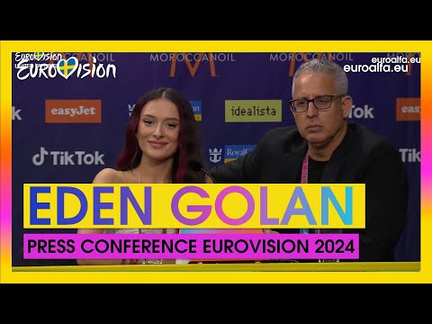 Eden Golan from Israel answering to our question #Hurricane #Israel | Eurovision 2024