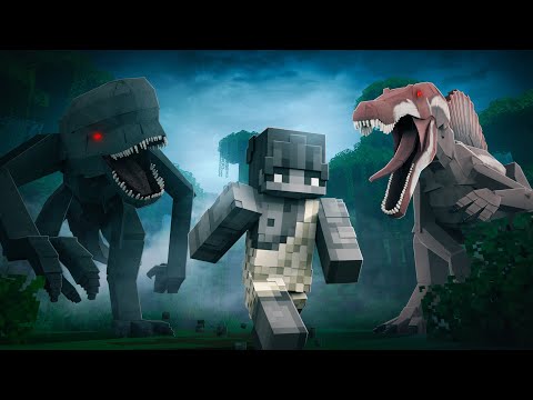 Surviving Minecraft's Jurassic Horror Mods for 100 Days 2