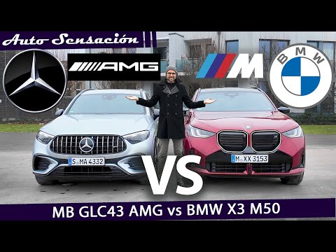 Mercedes-Benz GLC43 AMG vs. BMW X3 M50: ¡La batalla definitiva de los SUVs deportivos de lujo! 🚗💥