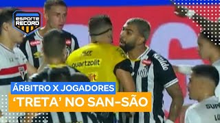 Árbitro de São Paulo x Santos xingou jogadores? A polêmica do Paulistão