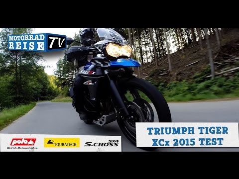 Triumph Tiger XCx 2015 Testbericht, Fahraufnahmen