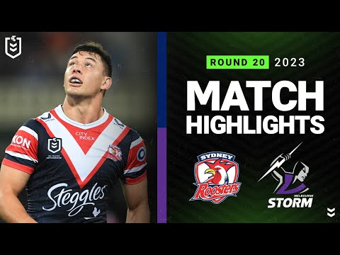 NRL Highlights | NRL 2023 | Sydney Roosters v Melbourne Storm | Match Highlights