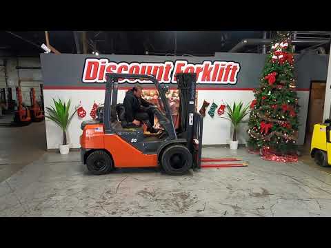 TOYOTA 8-Series 8FGU25 5,000lb LP (Propane) #1133 - Forklift For Sale