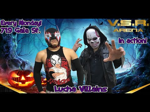 🎃Lucha Villains: Aragon and Ilusion VS Jesse Garza and Rakzo -- Cuervo Attacks Rakzo 10/31/22🎃