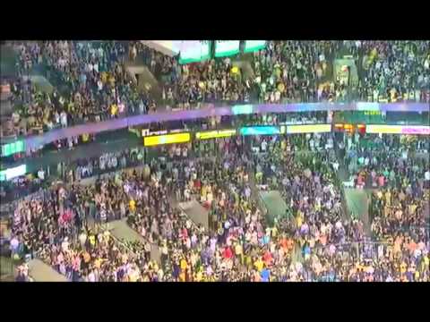 Boston Bruins receive the Prince of Wales Trophy