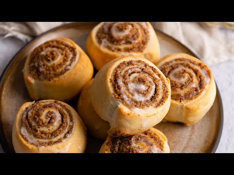 Süße Nussschnecken mit Blätterteig