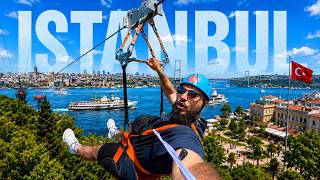 Ziplining Over Bosphorus In Istanbul, Üsküdar, Türkiye (Grand Çamlıca Mosque, Nakkaştepe, Kuzguncuk)