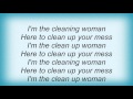 18942 Pretenders - Clean Up Woman Lyrics